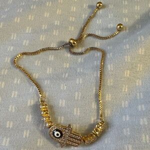 Gold Evil Eye Bracelet